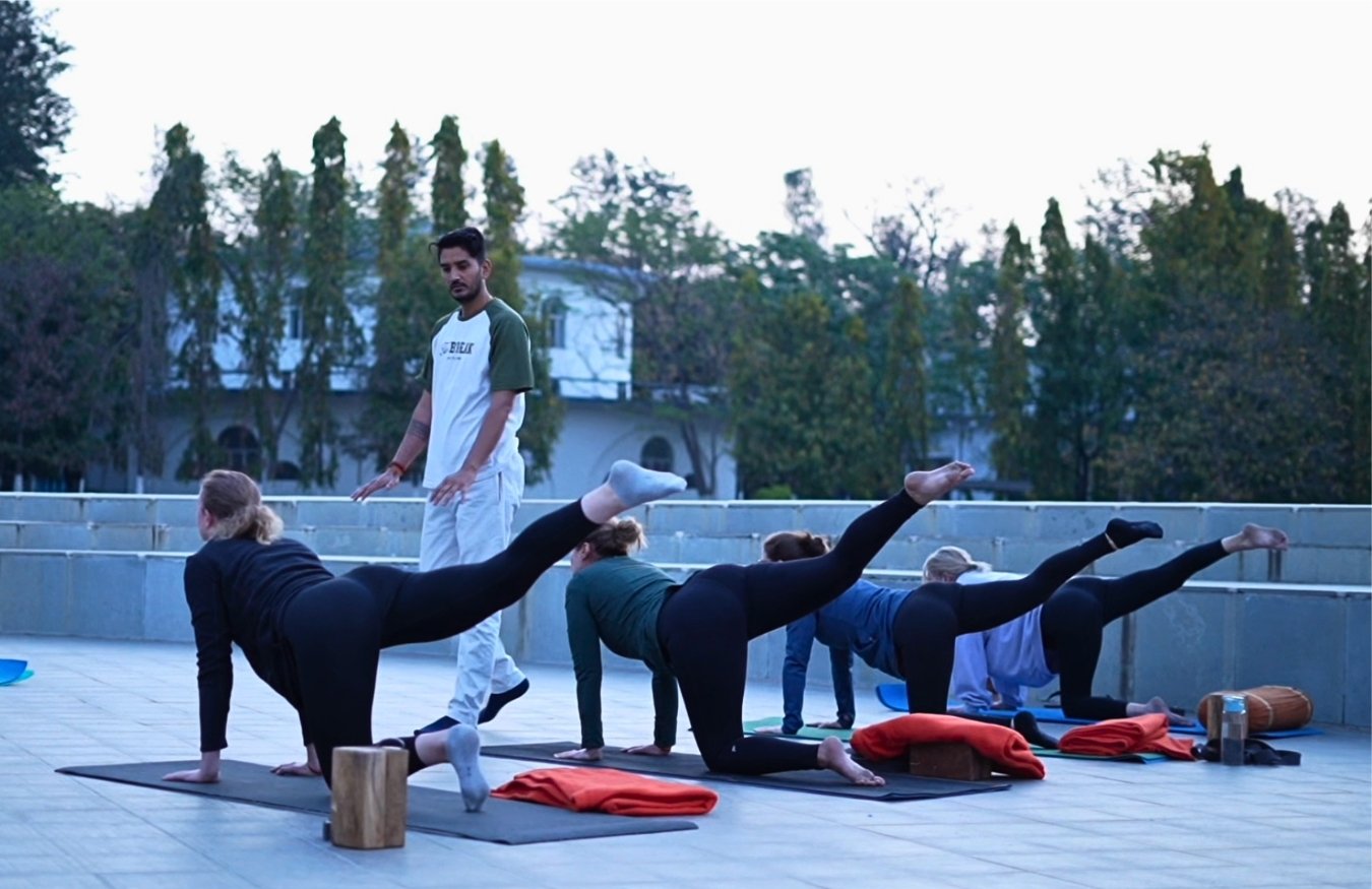 Yoga Teacher Training In Rishikesh Yoga Asana Class