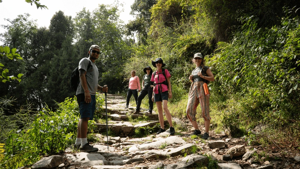 Trek to world's highest Shiva temple during Himalayan yoga retreat