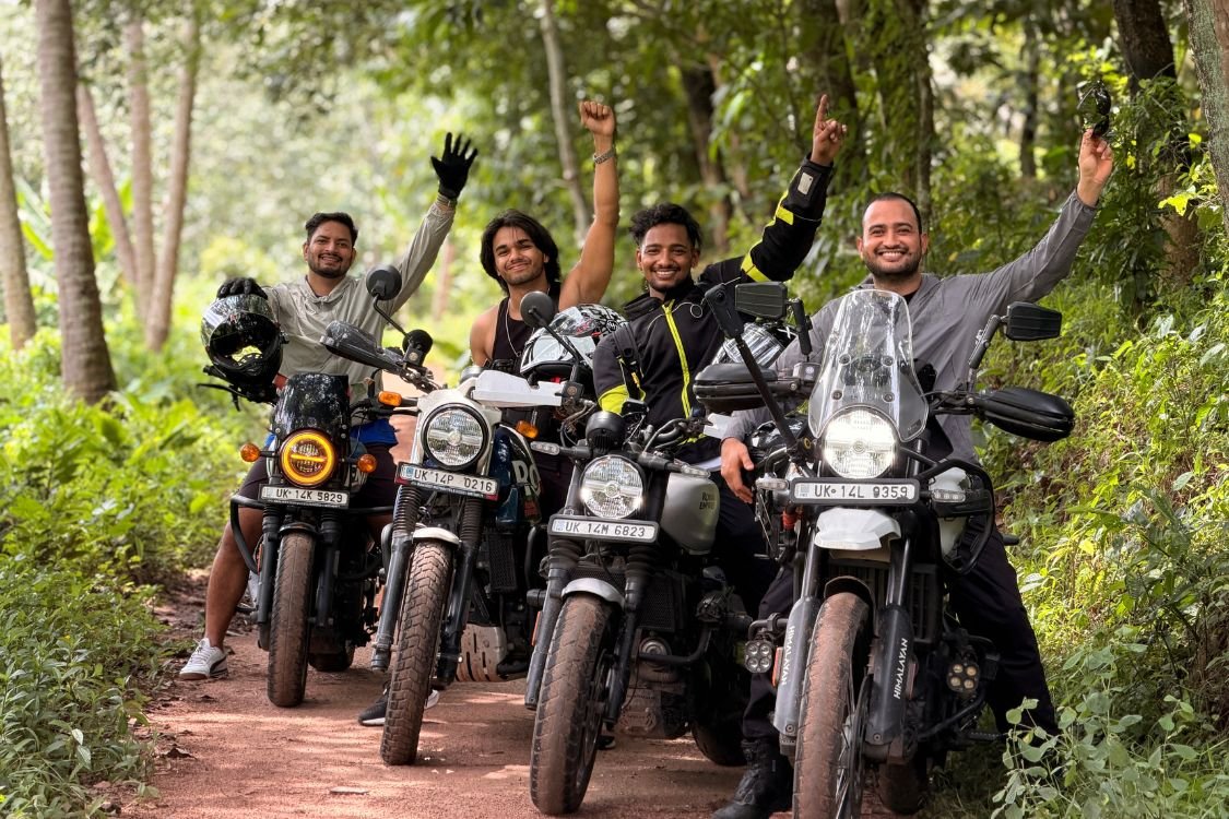 Himalayan trek and motorcycle ride through Uttarakhand mountains