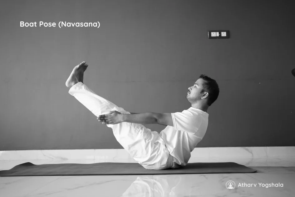 Boat pose yoga navasana