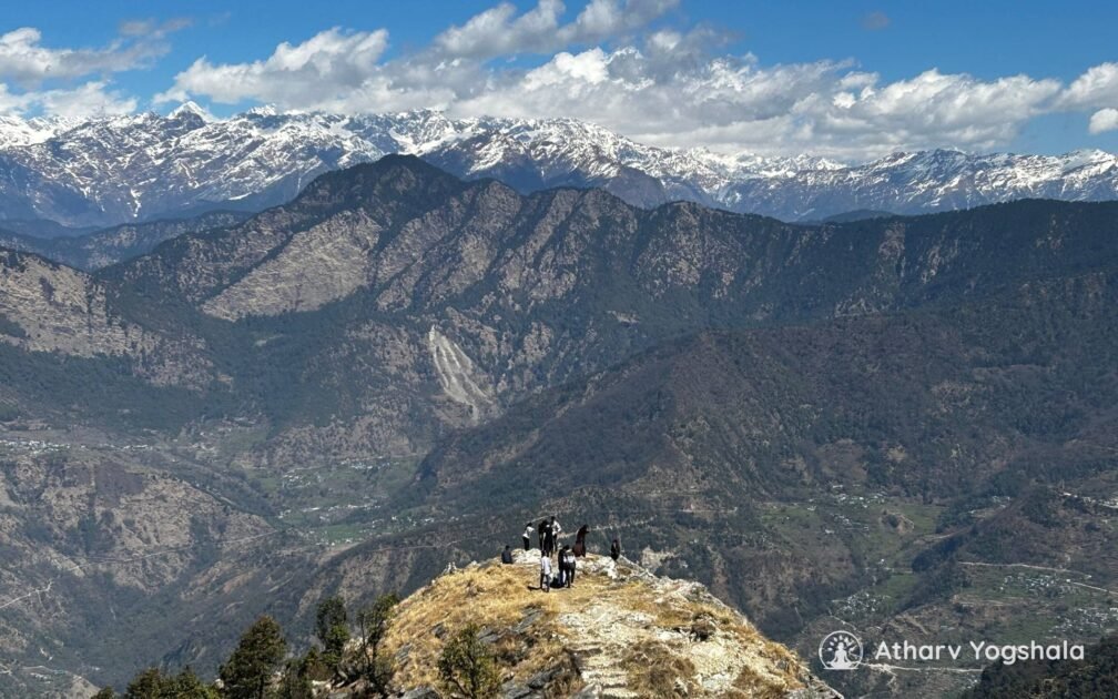 best view from kartik swami temple uttarakhand
