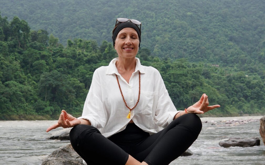 meditation positive person calm