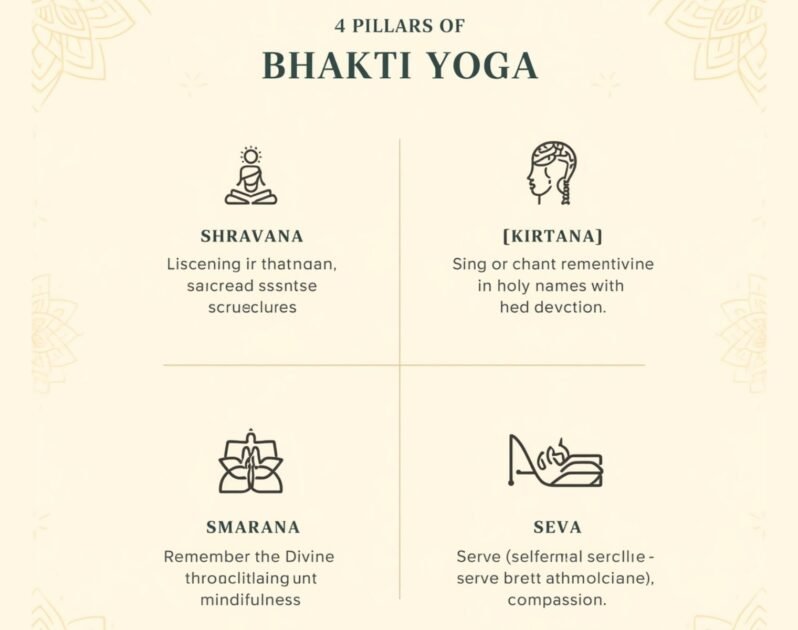 4 pillar of bhakti yoga