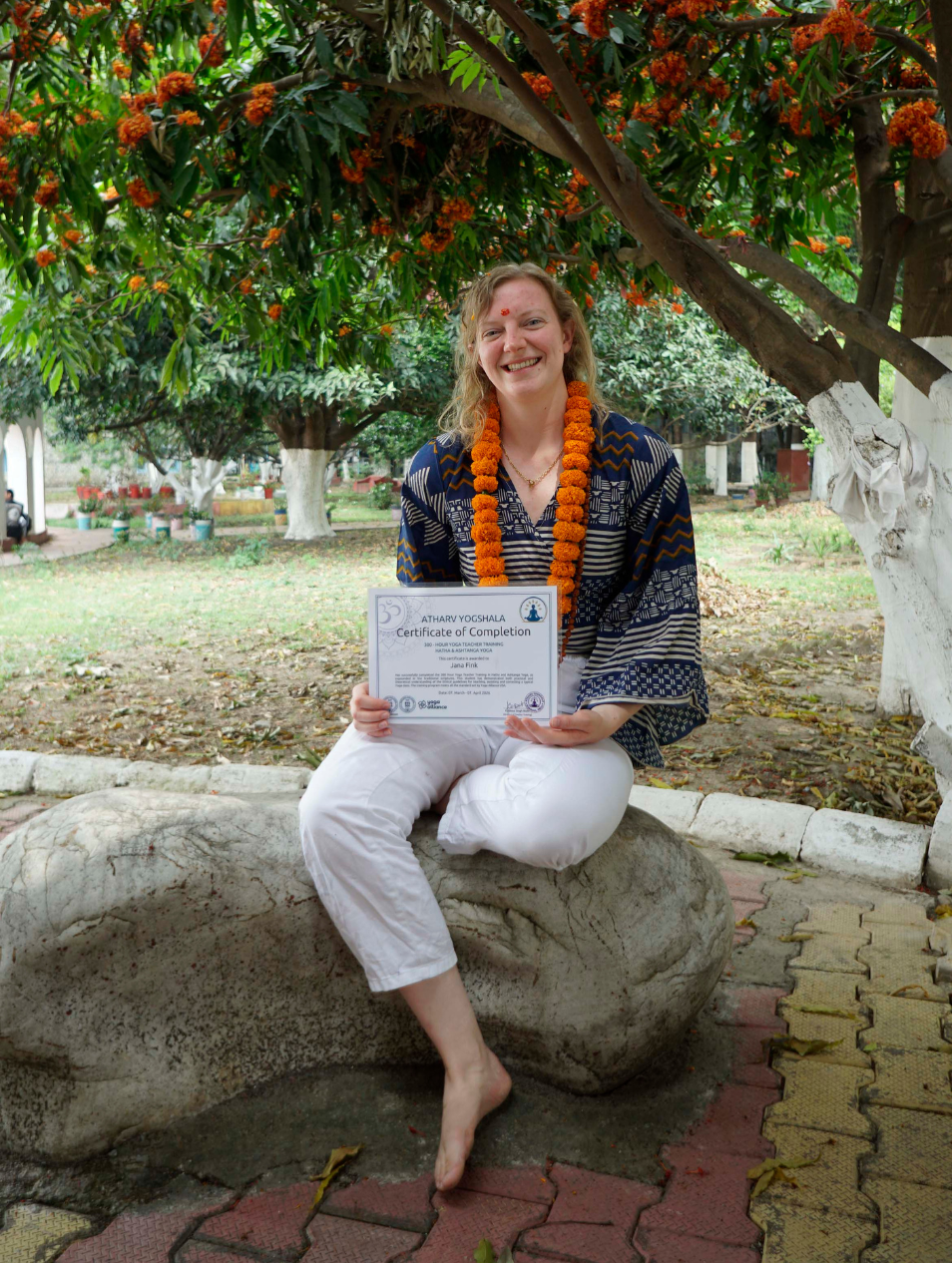 200 Hour Yoga TTC students practicing yoga in the Himalayas