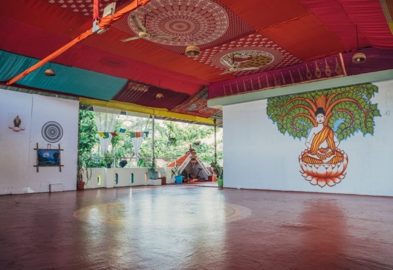 Yoga Hall bei Atharv Yogshala